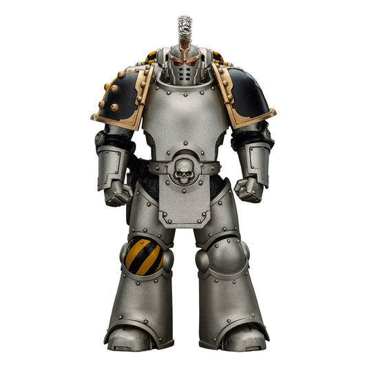 Warhammer The Horus Heresy Action Figure 1/18 lron Warriors Command Squad Chosen with Legion Standard 12 cm Joy Toy (CN)