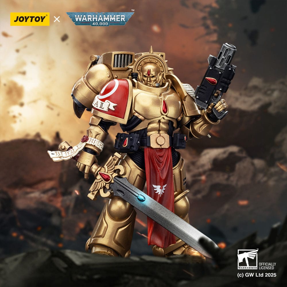 Warhammer 40,000: Combat Patrol Blood Angels Action Figure Sanguinary Guard 1 with Inferno Pistol and Encarmine Blade 20 cm Joy Toy (CN)