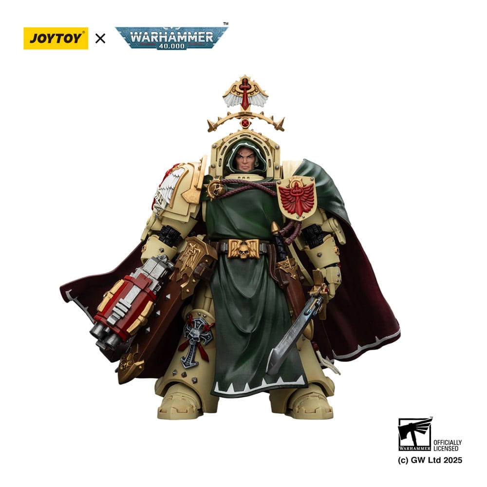 Warhammer 40,000: Dark Angels Action Figure Belial Grand Master of The Deathwing With the Sword of Silence and Storm Bolter 14 cm Joy Toy (CN)