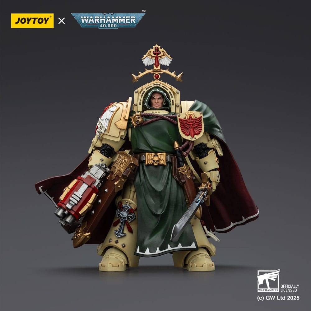 Warhammer 40,000: Dark Angels Action Figure Belial Grand Master of The Deathwing With the Sword of Silence and Storm Bolter 14 cm Joy Toy (CN)