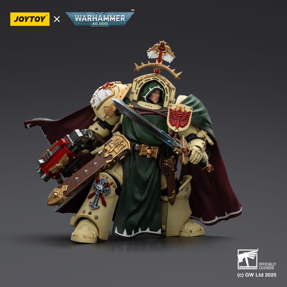 Warhammer 40,000: Dark Angels Action Figure Belial Grand Master of The Deathwing With the Sword of Silence and Storm Bolter 14 cm Joy Toy (CN)