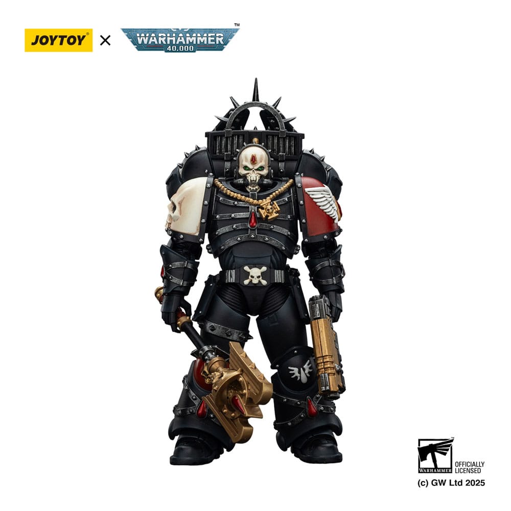 Warhammer 40,000: Combat Patrol Blood Angels Action Figure Lemartes With Jump Pack Blood Crozius and Absolver Bolt Pistol 12 cm Joy Toy (CN)