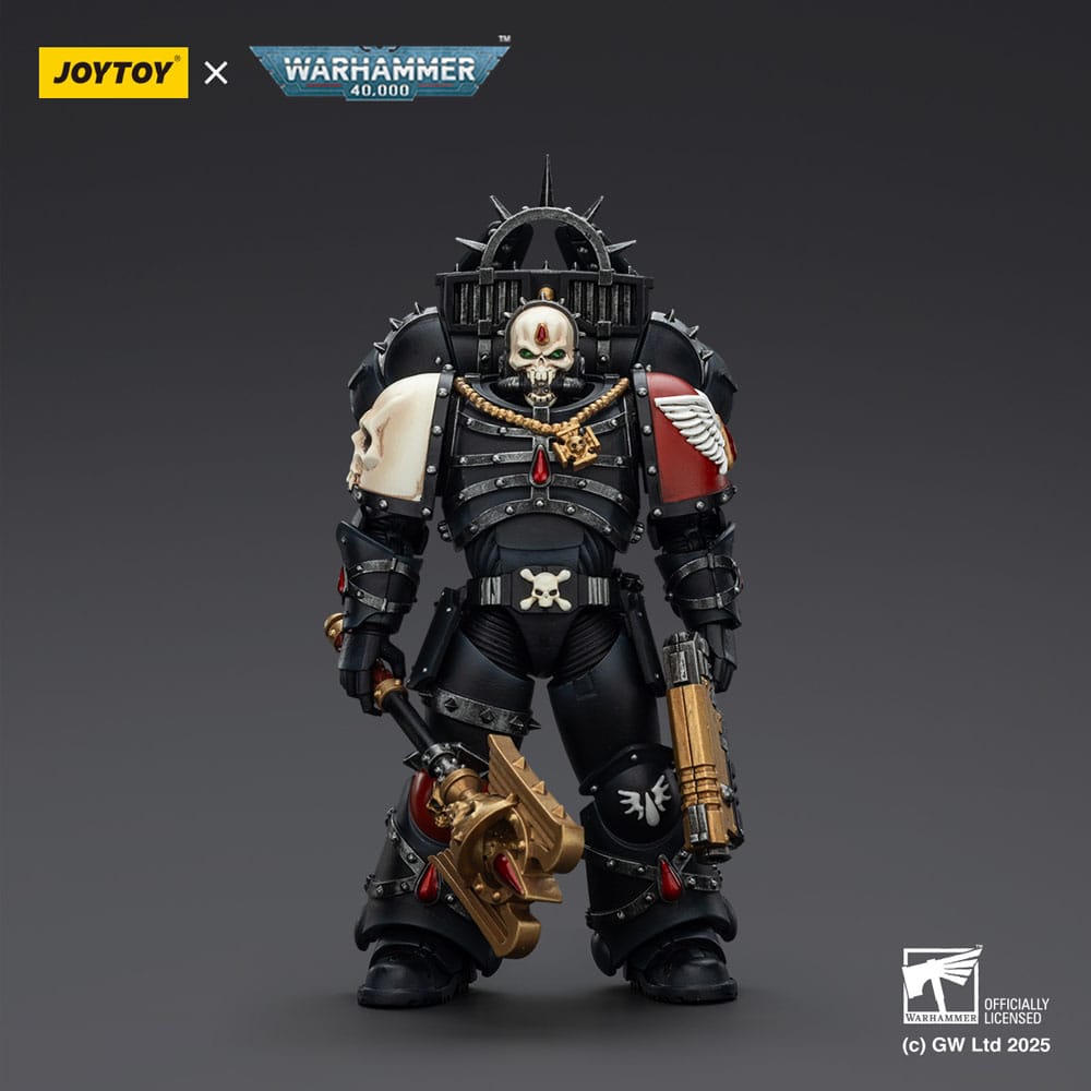 Warhammer 40,000: Combat Patrol Blood Angels Action Figure Lemartes With Jump Pack Blood Crozius and Absolver Bolt Pistol 12 cm Joy Toy (CN)