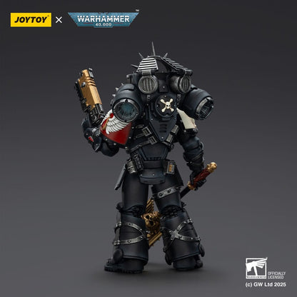Warhammer 40,000: Combat Patrol Blood Angels Action Figure Lemartes With Jump Pack Blood Crozius and Absolver Bolt Pistol 12 cm Joy Toy (CN)