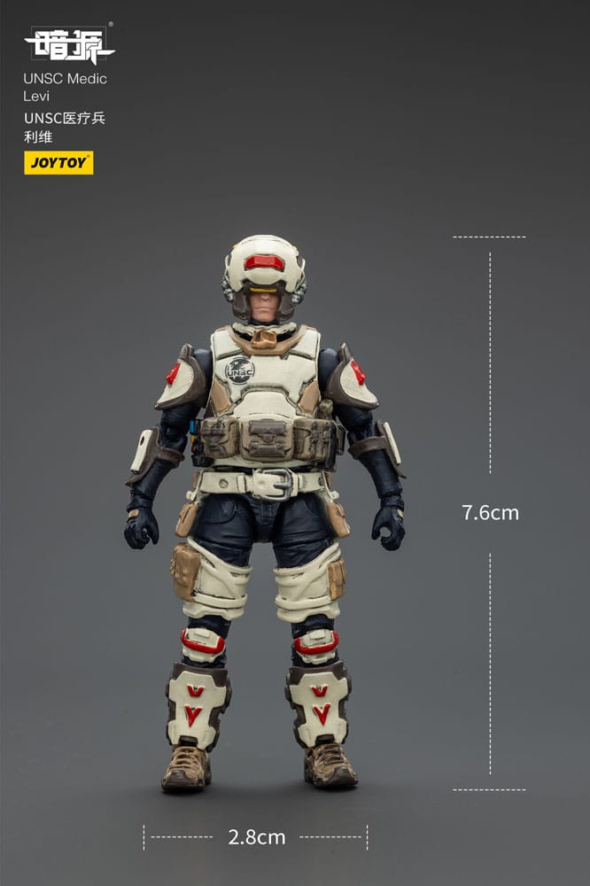 UNSC Dark Source Action Figur Medic Levi 7 cm Joy Toy (CN)