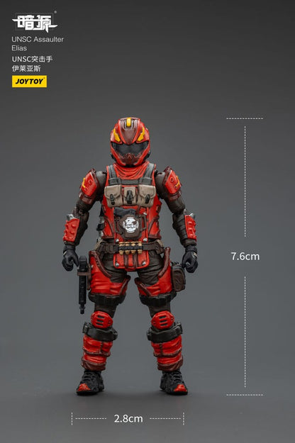 UNSC Dark Source Action Figur Assaulter Elias 7 cm