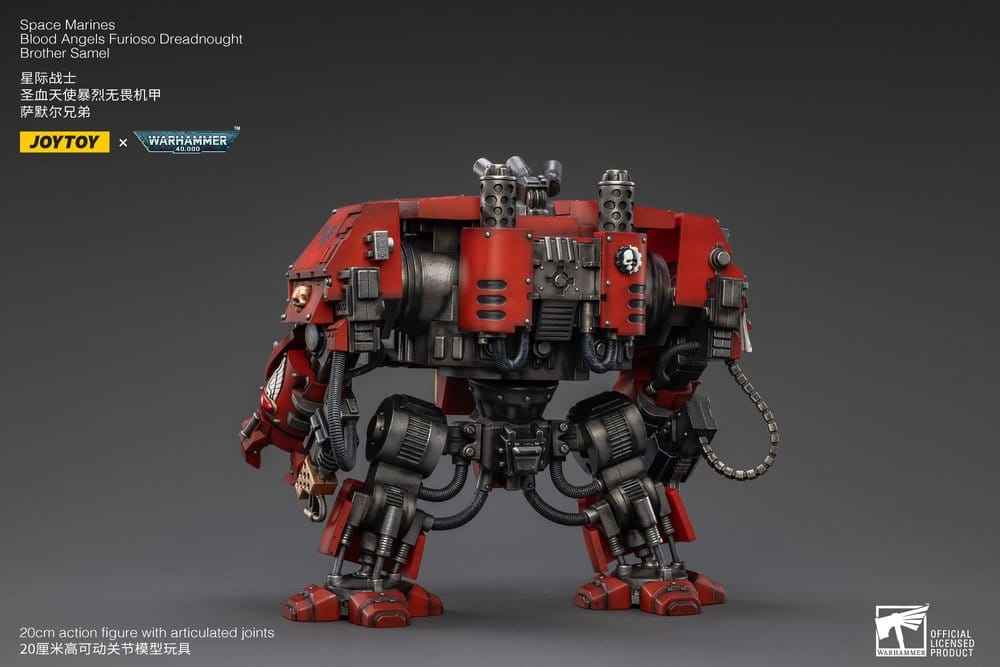 Warhammer 40,000 Action Figure Blood Angels Furioso Dreadnought Brother Samel 20 cm