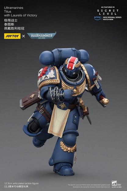 Warhammer 40,000 Action Figure Ultramarines Titus with Laurels of Victory 13 cm Joy Toy (CN)