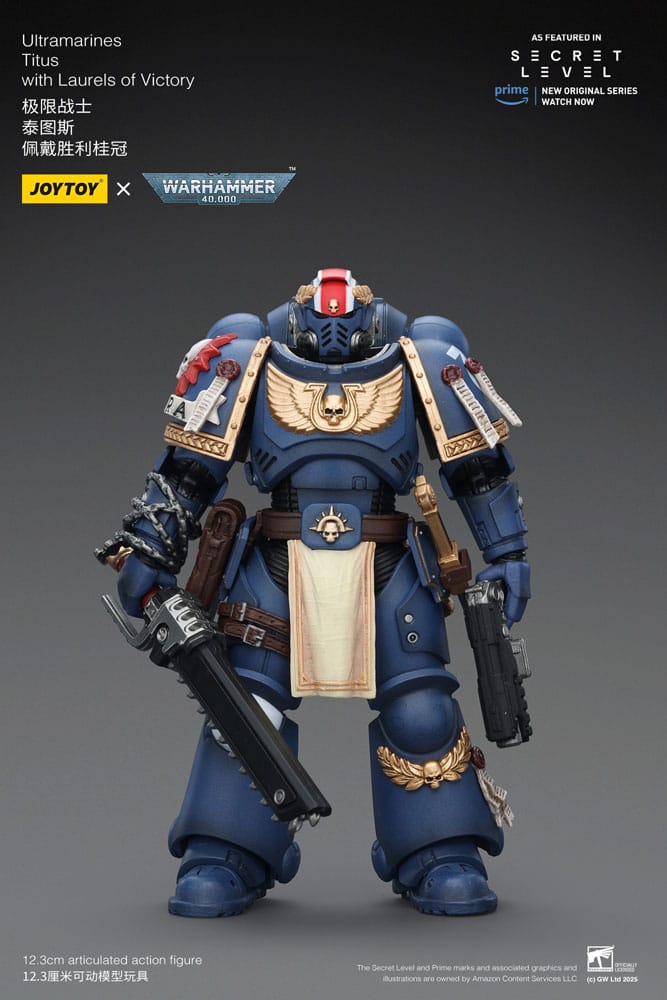 Warhammer 40,000 Action Figure Ultramarines Titus with Laurels of Victory 13 cm Joy Toy (CN)
