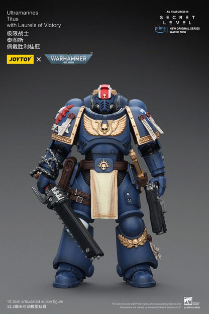 Warhammer 40,000 Action Figure Ultramarines Titus with Laurels of Victory 13 cm Joy Toy (CN)