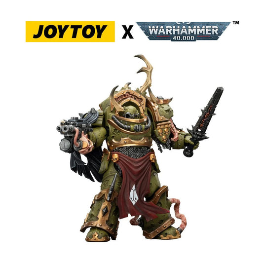 Warhammer 40,000 Action Figure Death Guard Blightlord Terminator 3 with Combi-bolter and Bubotic Blade 14 cm Joy Toy (CN)