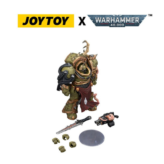 Warhammer 40,000 Action Figure Death Guard Blightlord Terminator 3 with Combi-bolter and Bubotic Blade 14 cm Joy Toy (CN)