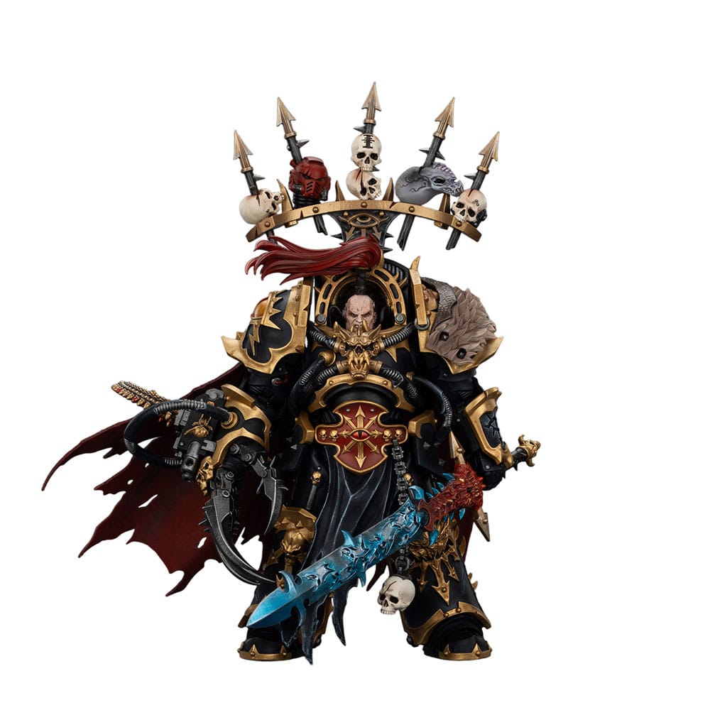 Warhammer 40,000 Action Figure  Black Legion Abaddon the Despoiler with Drach'nyen and the Talo 16 cm Joy Toy (CN)