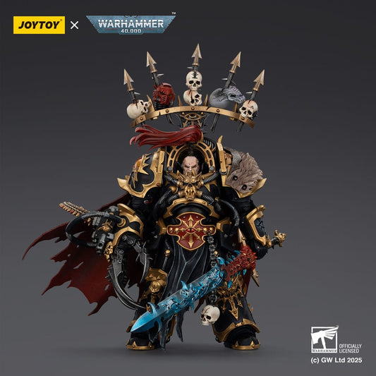 Warhammer 40,000 Action Figure  Black Legion Abaddon the Despoiler with Drach'nyen and the Talo 16 cm Joy Toy (CN)