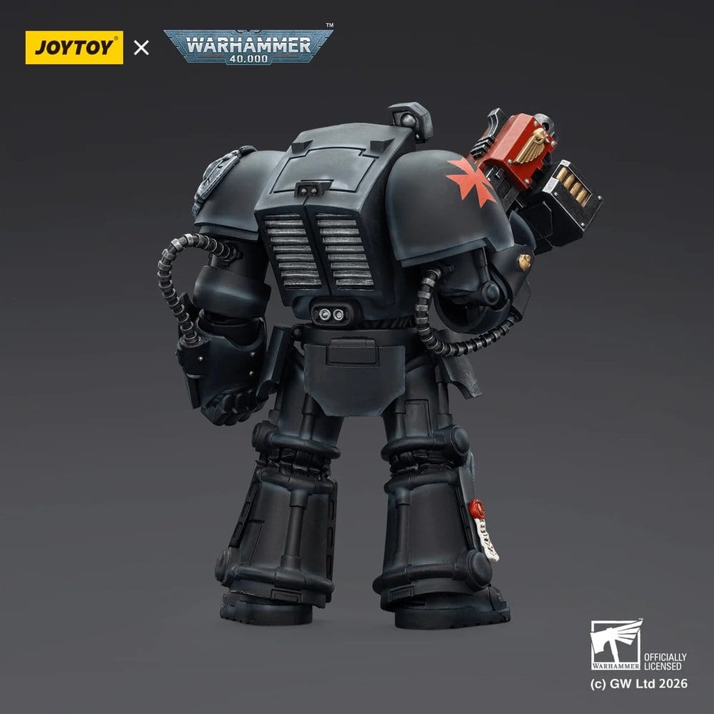 Warhammer 40,000 Action Figure Black Templars Terminator 2 with Power Fist and Storm Bolter 14 cm Joy Toy (CN)