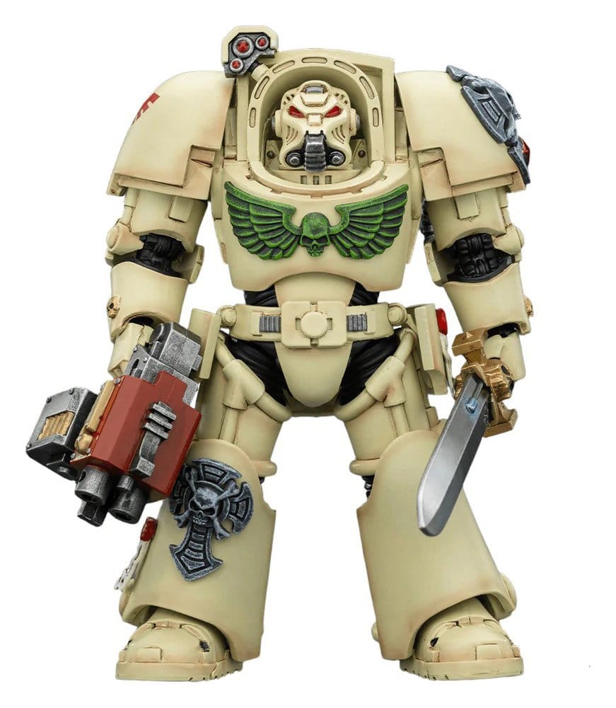 Warhammer 40,000 Action Figure Dark Angels Deathwing Terminator 1 with Power Sword and Storm Bolter 14 cm Joy Toy (CN)