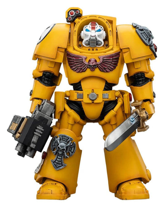 Warhammer 40,000 Action Figure Imperial Fists Terminator 1 with Power Sword and Storm Bolter 14 cm Joy Toy (CN)
