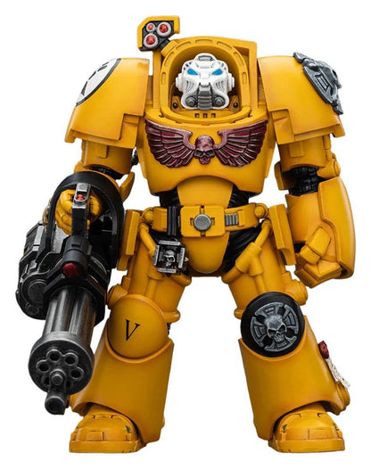 Warhammer 40,000 Action Figure Imperial Fists Terminator 3 with Power Fist and Assault Cannon 14 cm Joy Toy (CN)