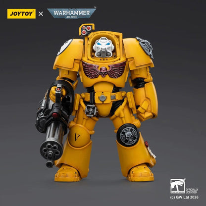 Warhammer 40,000 Action Figure Imperial Fists Terminator 3 with Power Fist and Assault Cannon 14 cm Joy Toy (CN)