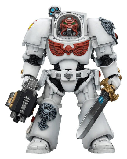 Warhammer 40,000 Action Figure White Scars Terminator 1 with Power Sword and Storm Bolter 14 cm Joy Toy (CN)