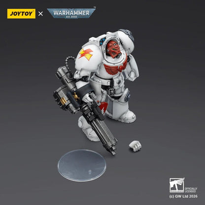 Warhammer 40,000 Action Figure White Scars Terminator 3 with Power Fist and Assault Cannon 14 cm Joy Toy (CN)