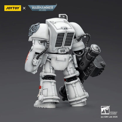 Warhammer 40,000 Action Figure White Scars Terminator 3 with Power Fist and Assault Cannon 14 cm Joy Toy (CN)