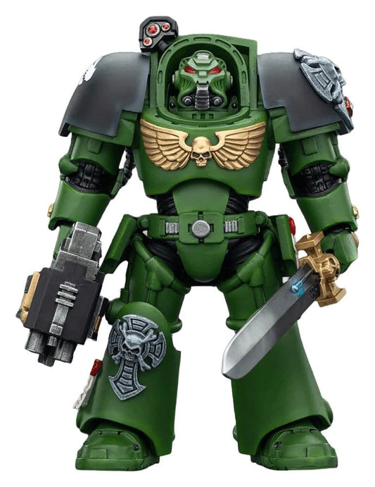 Warhammer 40,000 Action Figure Salamanders Terminator 1 with Power Sword and Storm Bolter 14 cm