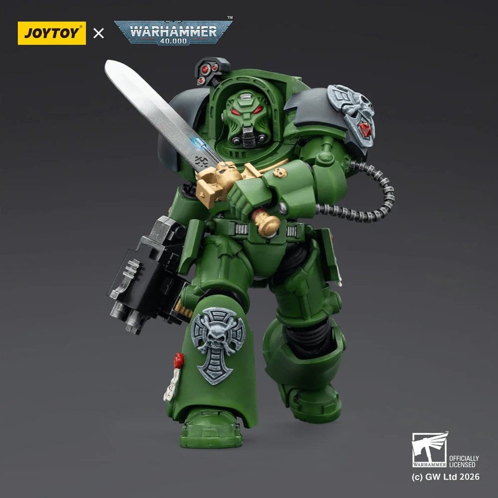 Warhammer 40,000 Action Figure Salamanders Terminator 1 with Power Sword and Storm Bolter 14 cm Joy Toy (CN)