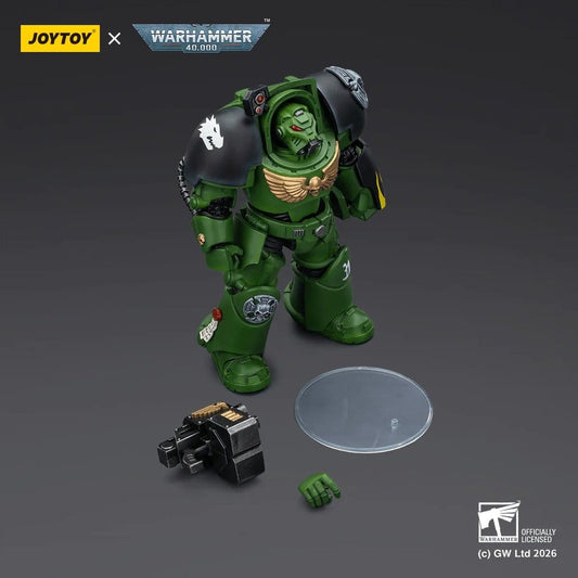 Warhammer 40,000 Action Figure Salamanders Terminator 2 with Power Fist and Storm Bolter 14 cm
