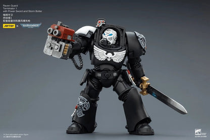 Warhammer 40,000 Action Figure Raven Guard Terminator 1 with Power Sword and Storm Bolter 14 cm Joy Toy (CN)