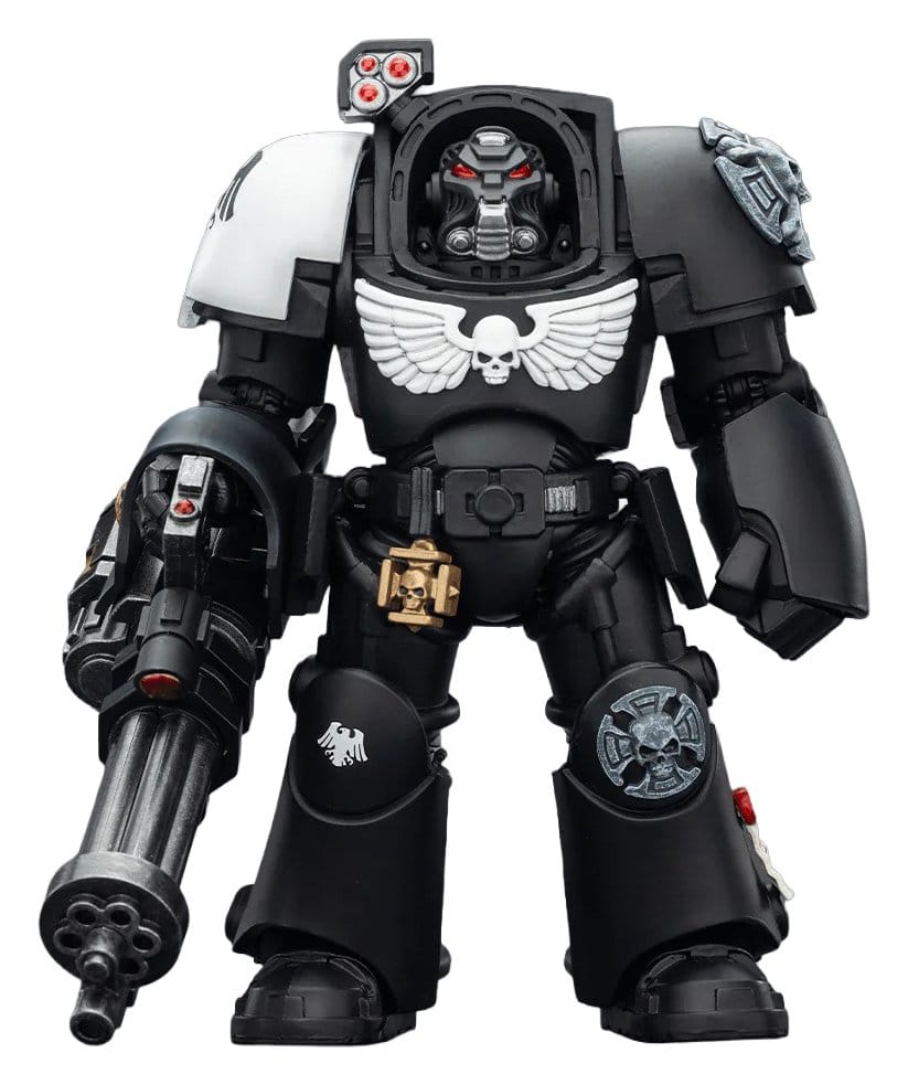 Warhammer 40,000 Action Figure Raven Guard Terminator 3 with Power Fist and Assault Cannon 14 cm Joy Toy (CN)