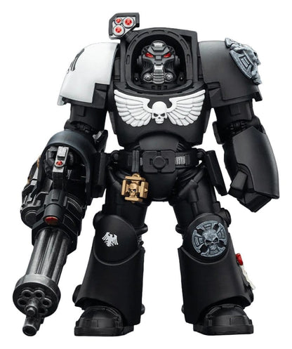 Warhammer 40,000 Action Figure Raven Guard Terminator 3 with Power Fist and Assault Cannon 14 cm Joy Toy (CN)