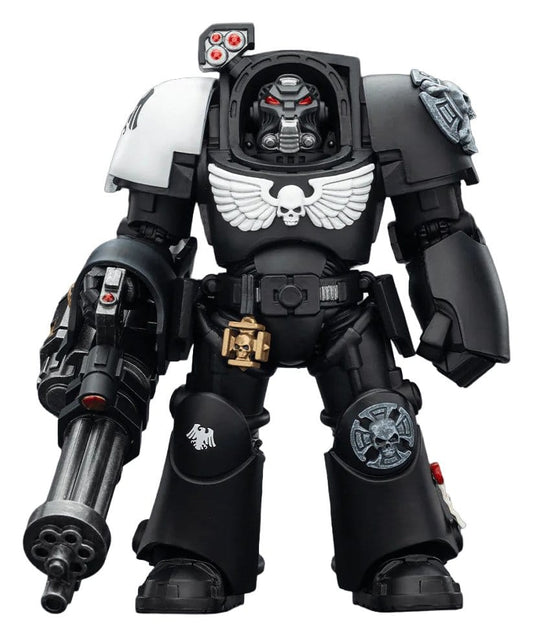 Warhammer 40,000 Action Figure Raven Guard Terminator 3 with Power Fist and Assault Cannon 14 cm Joy Toy (CN)