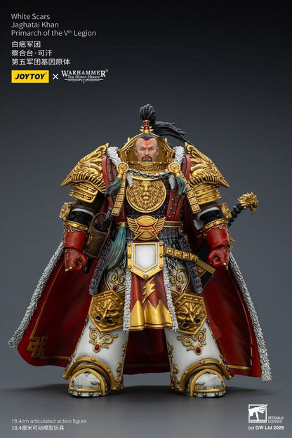 Warhammer The Horus Heresy Action Figure White Scars Jaghatai Khan Primarch of the Vth Legion 19 cm Joy Toy (CN)