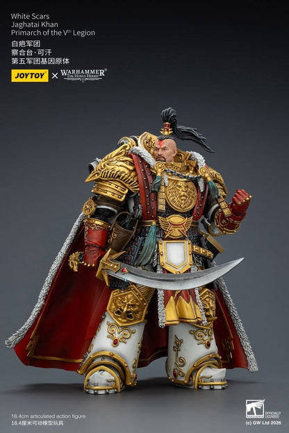 Warhammer The Horus Heresy Action Figure White Scars Jaghatai Khan Primarch of the Vth Legion 19 cm Joy Toy (CN)