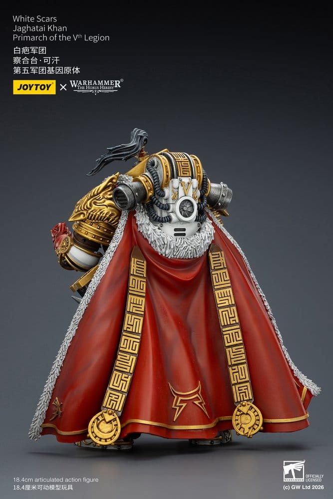 Warhammer The Horus Heresy Action Figure White Scars Jaghatai Khan Primarch of the Vth Legion 19 cm Joy Toy (CN)