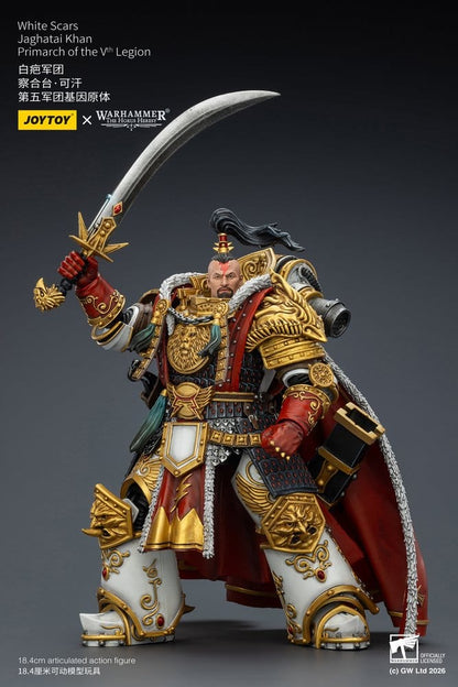 Warhammer The Horus Heresy Action Figure White Scars Jaghatai Khan Primarch of the Vth Legion 19 cm Joy Toy (CN)