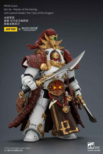 Warhammer The Horus Heresy Action Figure White Scars Qin Xa - Master of the Keshig 14 cm