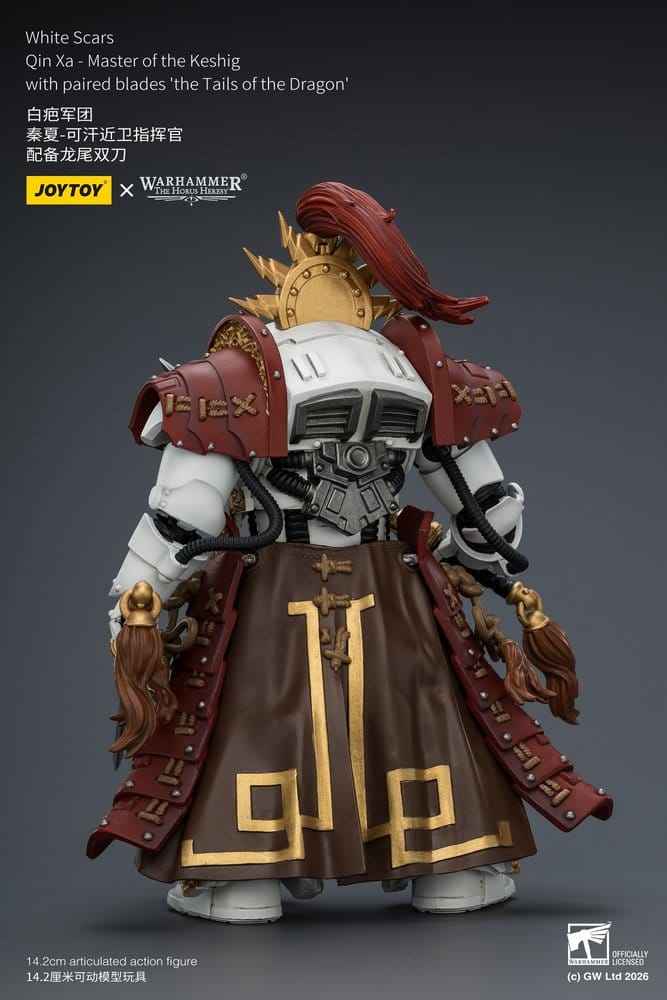 Warhammer The Horus Heresy Action Figure White Scars Qin Xa - Master of the Keshig 14 cm