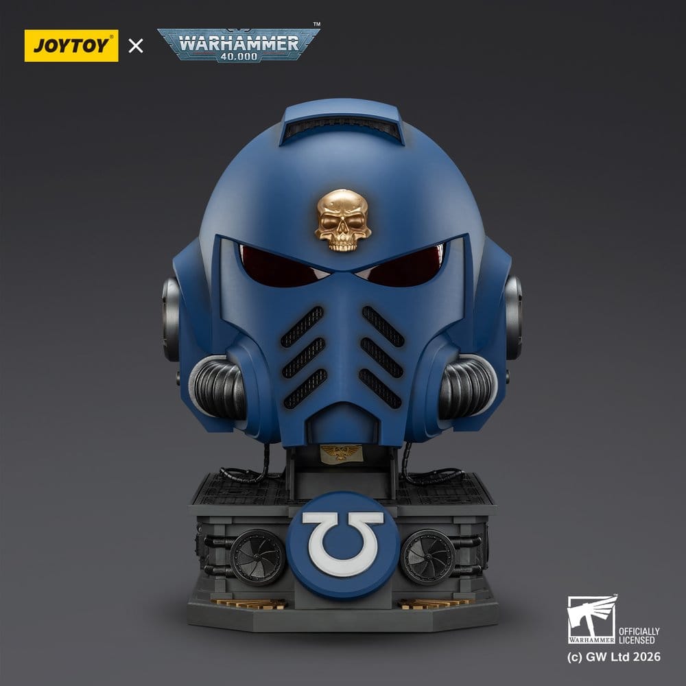Warhammer 40,000 Captain MkX Helmet & Display Stand Ultramarines 44 cm Joy Toy (CN)