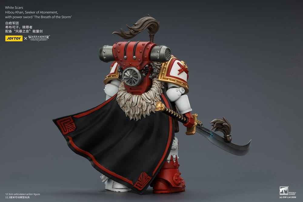 Warhammer The Horus Heresy Action Figure White Scars Hibou Khan, Seeker of Atonement 12 cm