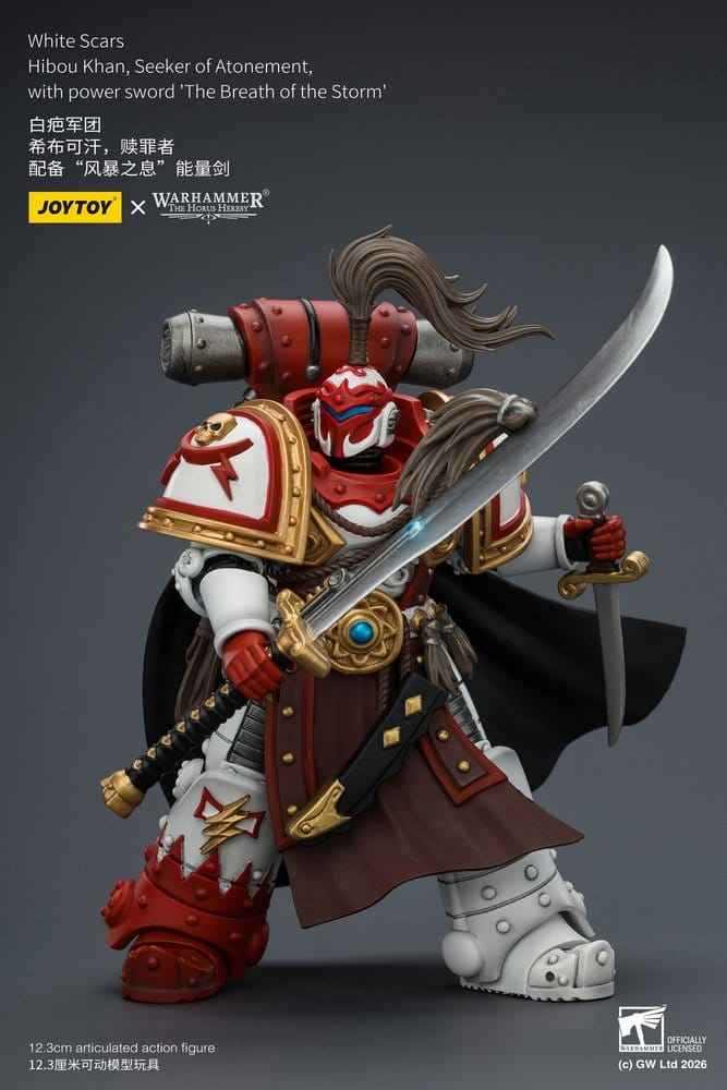 Warhammer The Horus Heresy Action Figure White Scars Hibou Khan, Seeker of Atonement 12 cm