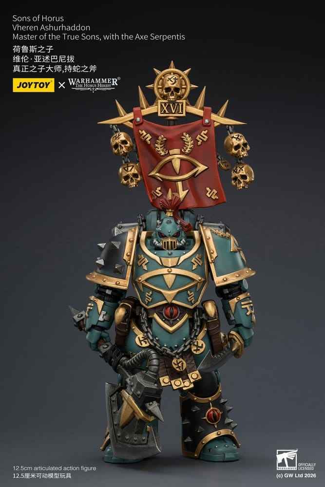Warhammer The Horus Heresy Action Figure Sons of Horus Vheren Ashurhaddon Master of the True Sons 13 cm