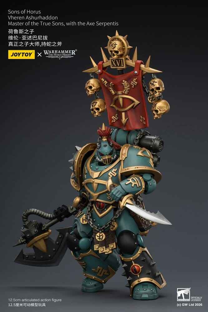 Warhammer The Horus Heresy Action Figure Sons of Horus Vheren Ashurhaddon Master of the True Sons 13 cm