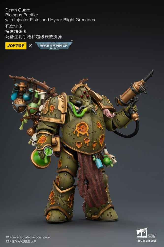 Warhammer 40,000 Action Figure Death Guard Biologus Putrifier 12 cm