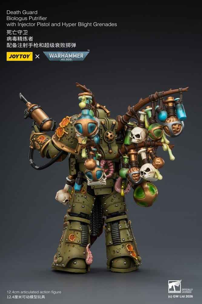 Warhammer 40,000 Action Figure Death Guard Biologus Putrifier 12 cm