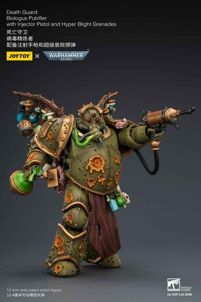 Warhammer 40,000 Action Figure Death Guard Biologus Putrifier 12 cm
