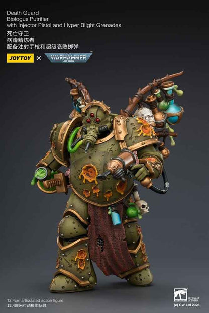 Warhammer 40,000 Action Figure Death Guard Biologus Putrifier 12 cm