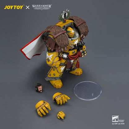 Warhammer Action Figure Imperial Fists Lord Castellan Evander Garrius, The Tyrant of Cthonia 14 cm Joy Toy (CN)