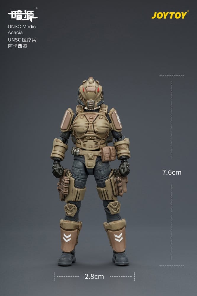 Dark Source UNSC Action Figure Medic Acacia 8 cm